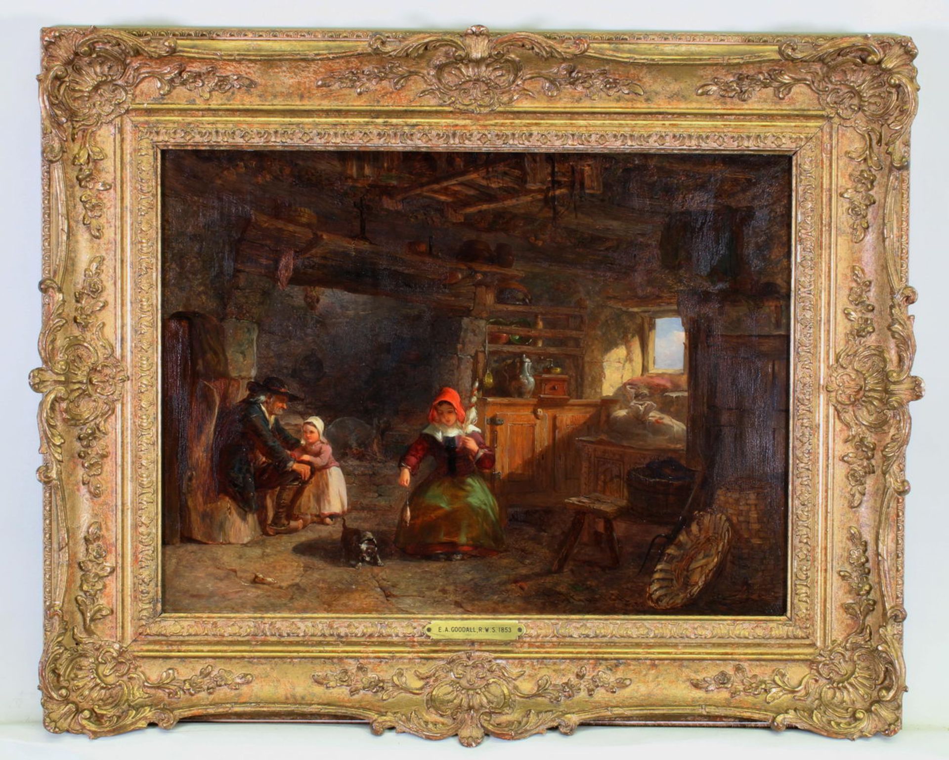 Goodall, Edward Angelo (1819 London - 1908, Sohn des Edward und älterer Bruder von Eliza, malte vo - Image 2 of 6
