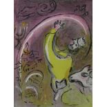 Chagall, Marc (1887 Witebsk - 1985 Saint Paul de Vence), "Salomon (aus der Serie: Bibel I)", Farbli