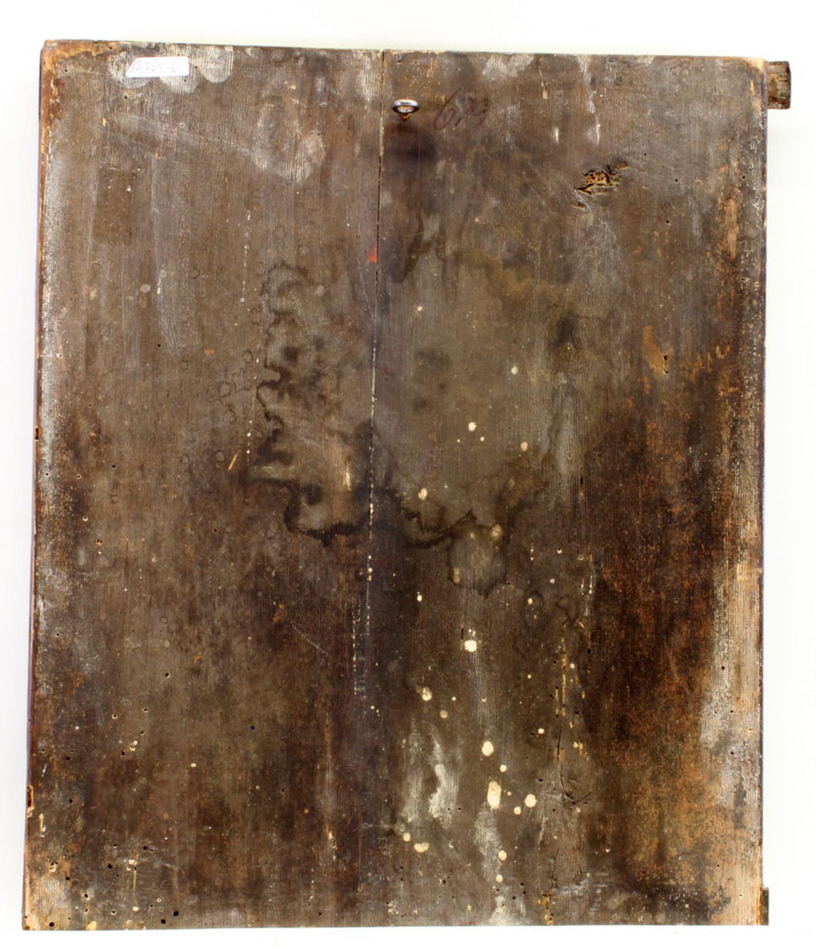 Fünffelderikone, Tempera auf Holz, unter anderem mit den Darstellungen "Gottesmutter", "Christus P - Image 4 of 4