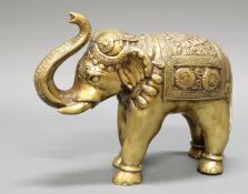 Figur, "Elefant", Indien, 20. Jh., Messingbronze, 24 cm hoch