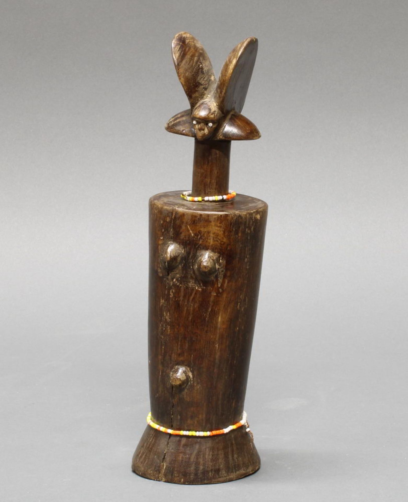 Fruchtbarkeitspuppe, 'mwana hiti', Zaramo/Kwere, Afrika, authentisch, Holz, pfahlartiger Körper, d
