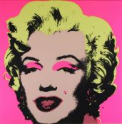 Warhol, Andy (1928 Pittsburgh - 1987 New York), 2 Farbserigrafien, "Marilyn Monroe", published by S