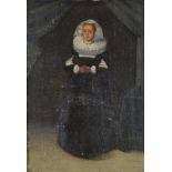 Coques, Gonzales (1614 Antwerpen - 1684 ebenda), in der Art, "Porträt einer Frau mit Kröse", Öl