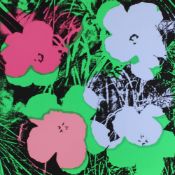 Warhol, Andy (1928 Pittsburgh - 1987 New York), 10 Farbserigrafien, "Flowers", published by Sunday