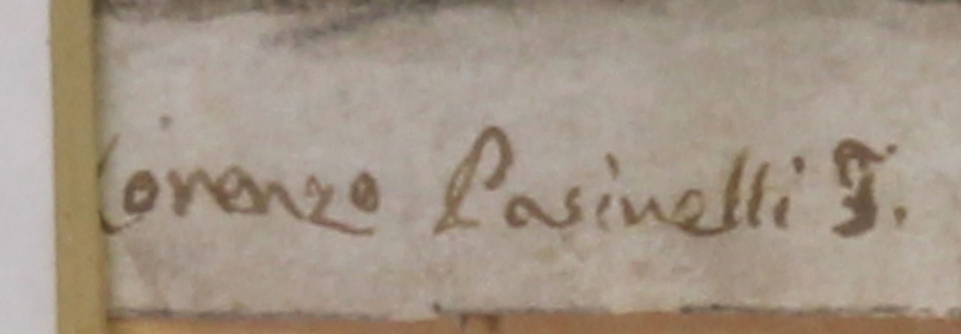 Pasinelli, Lorenzo (1629 - 1700), alt zugeschrieben, "Grablegung Christi", Bleistift- und Tuschfede - Image 3 of 4