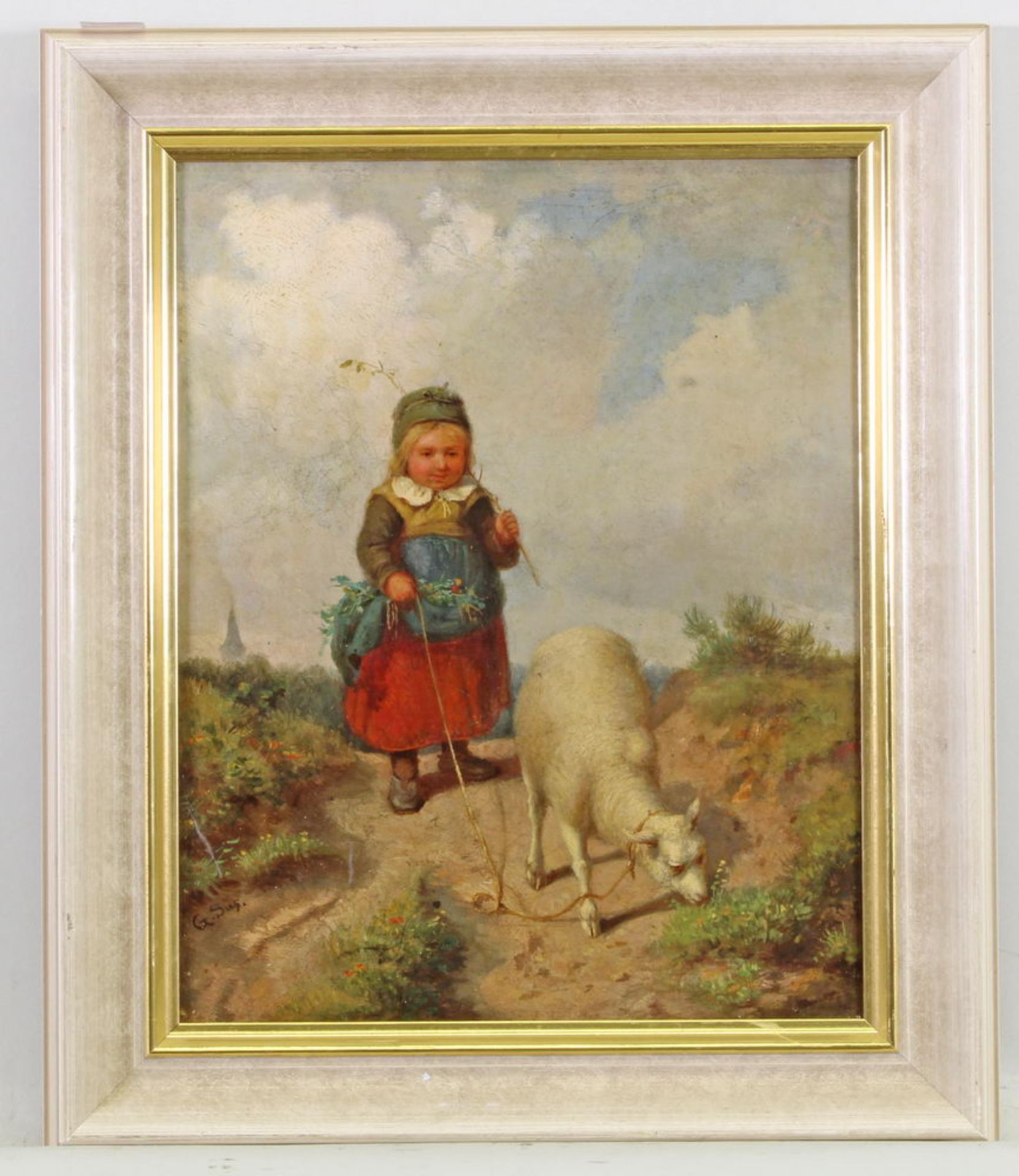 Süs, Gustav (Konrad G.) (1823 Rumbeck - 1881 Düsseldorf, Studium an der KA Kassel, Genre- und Tie - Bild 2 aus 4