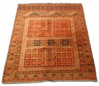 Afghan-Engsi, Provenienz Khanmohamadi, Afghanistan, ca. 1.90 x 1.51 m