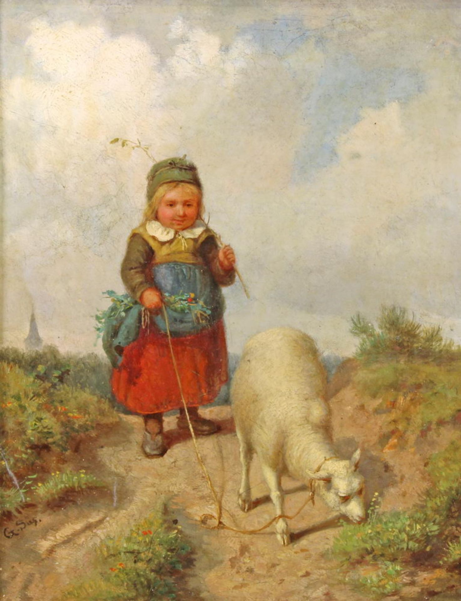 Süs, Gustav (Konrad G.) (1823 Rumbeck - 1881 Düsseldorf, Studium an der KA Kassel, Genre- und Tie
