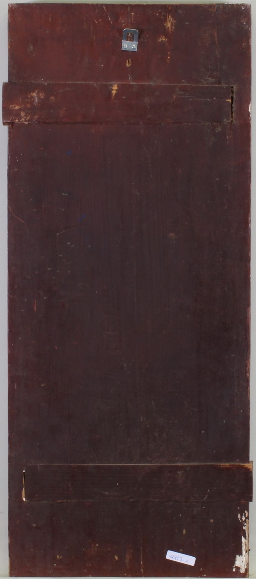 Ikone, Tempera auf Holz, "Hl. Michael", Russland, 19. Jh., 63 x 26 cm, kleine Farbabsprünge und Ber - Image 3 of 3