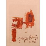Beuys, Joseph (1921 Kleve - 1986 Düsseldorf, deutscher Aktionskünstler, Studium und Professur an de