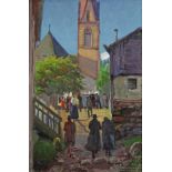 Hildebrandt, Fritz (1878 Quedlinburg - 1970 Konstanz, Schüler von Müller-Schönefeld und Hans Licht,