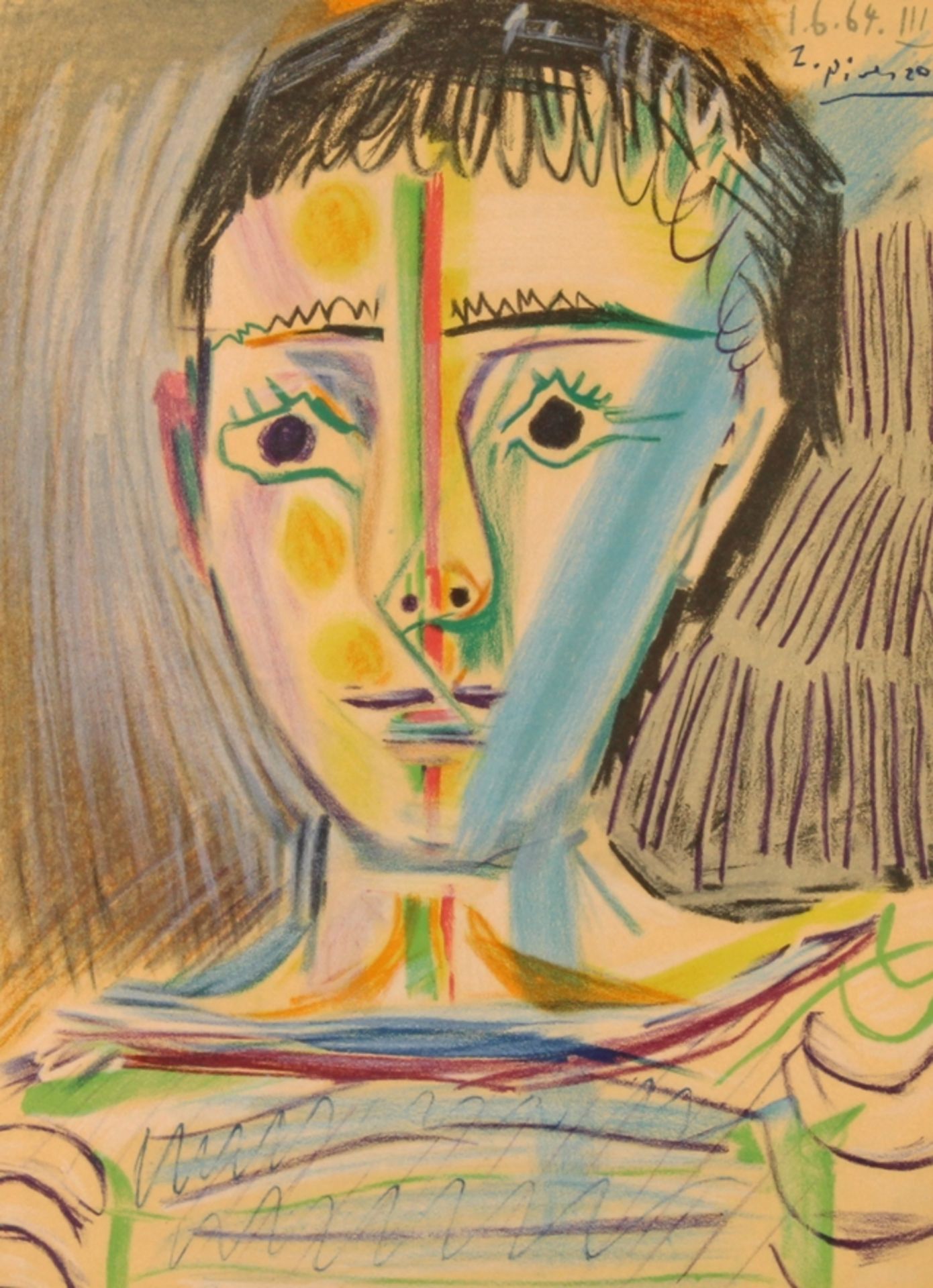 Picasso, Pablo (Malaga 1881 - 1973 Mougins, Studium an der KA Madrid, Maler, Grafiker und Bildhauer