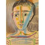 Picasso, Pablo (Malaga 1881 - 1973 Mougins, Studium an der KA Madrid, Maler, Grafiker und Bildhauer