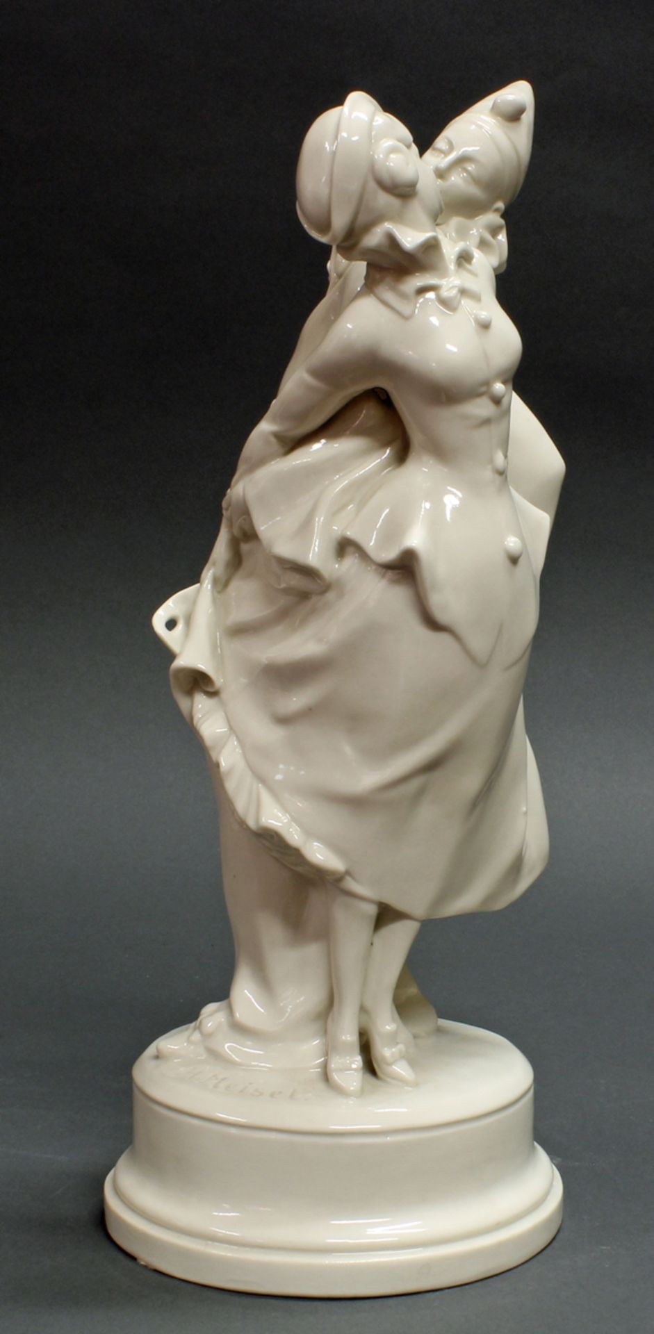 Porzellanfigur, "Demaskiert", Schwarzburger Werkstätten für Porzellankunst, 2. Wahl, Modellnummer U