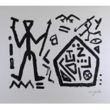 Penck, A.R. (1939 Dresden - 2017 Zürich, bedeutender zeitgenössischer Künstler und Vater der Neuen