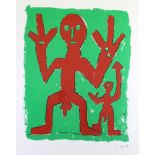 Penck, A.R. (1939 Dresden - 2017 Zürich, bedeutender zeitgenössischer Künstler und Vater der Neuen