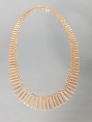 Collier, 1960er Jahre, RG 750, 43 cm lang, 35 g