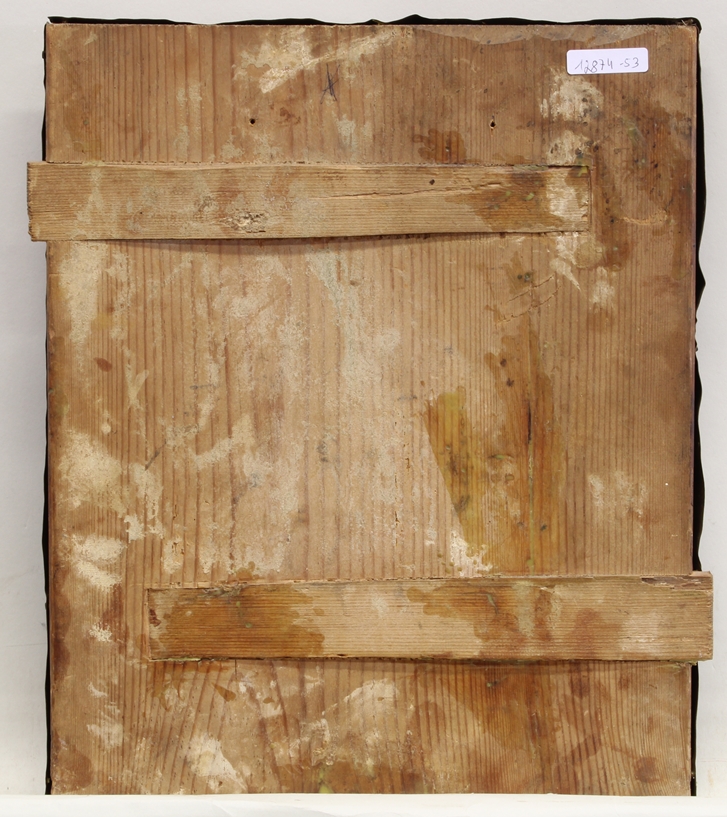 Ikonen, Tempera auf Holz, "Hl. Nikolaus", Metalloklad, Russland, 19. Jh., 31 x 26 cm - Image 2 of 2