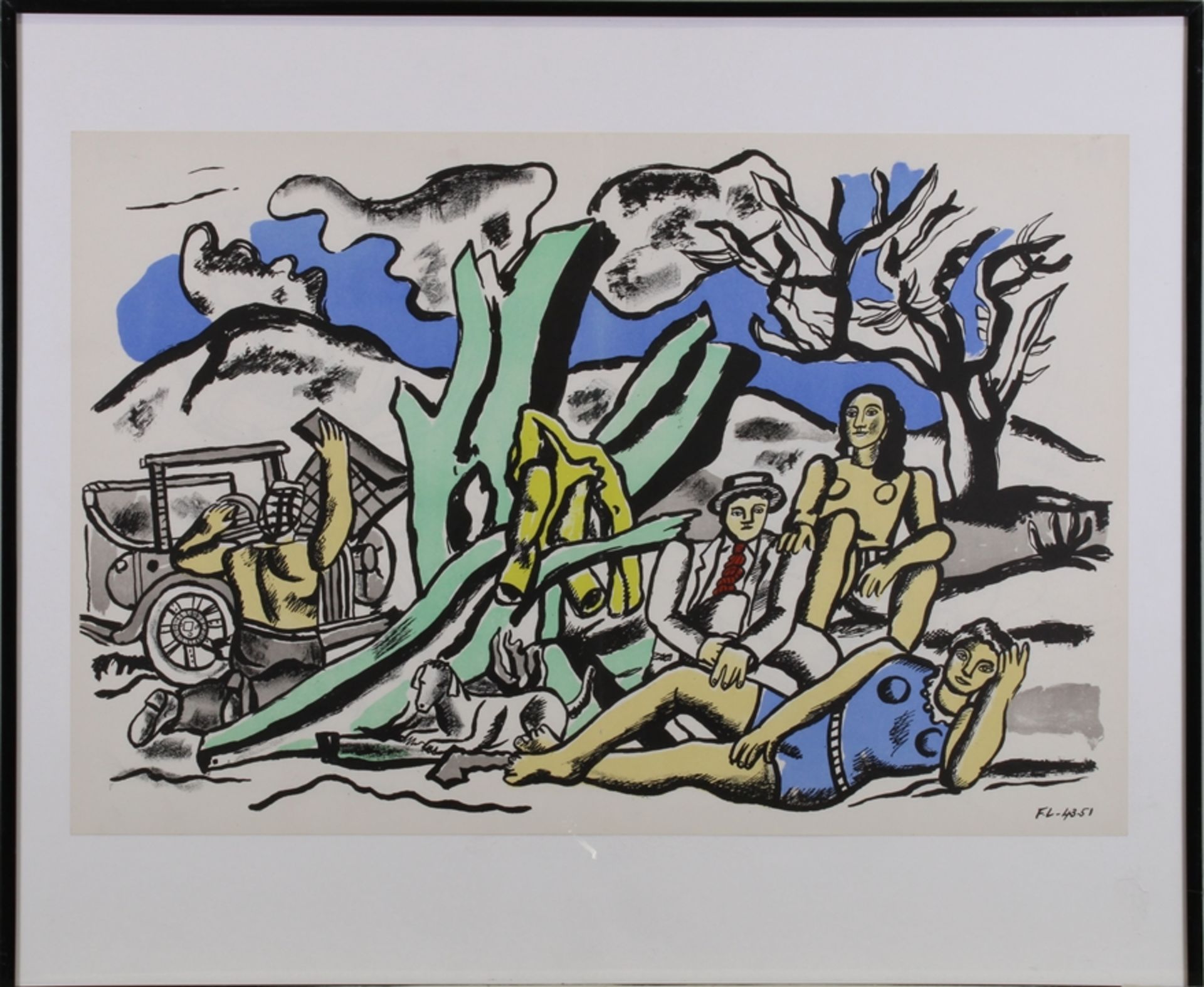 Leger, Fernand (Argentan) (Orne 1881 - 1955 Gif-sur-Yvette, Maler und Grafiker), - Image 2 of 3