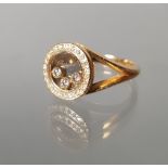 'Happy-Diamond'-Ring, signiert und nummeriert Chopard Nr. 2278460/82/3926, GG 750, 6 g, RM 16.5