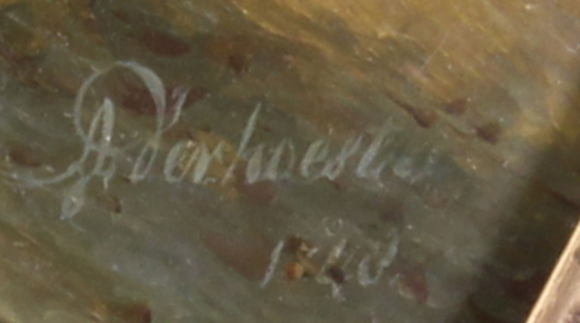Verhoesen, Albertus (1806 Utrecht - 1881 ebda., Schüler von B. van Straaten, P.G. van Os und B.C. K - Image 3 of 5
