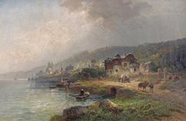 Astudin, Nicolai von (1847/49 Moskau - 1925 Oberlahnstein, deutsch-russischer Landschaftsmaler),