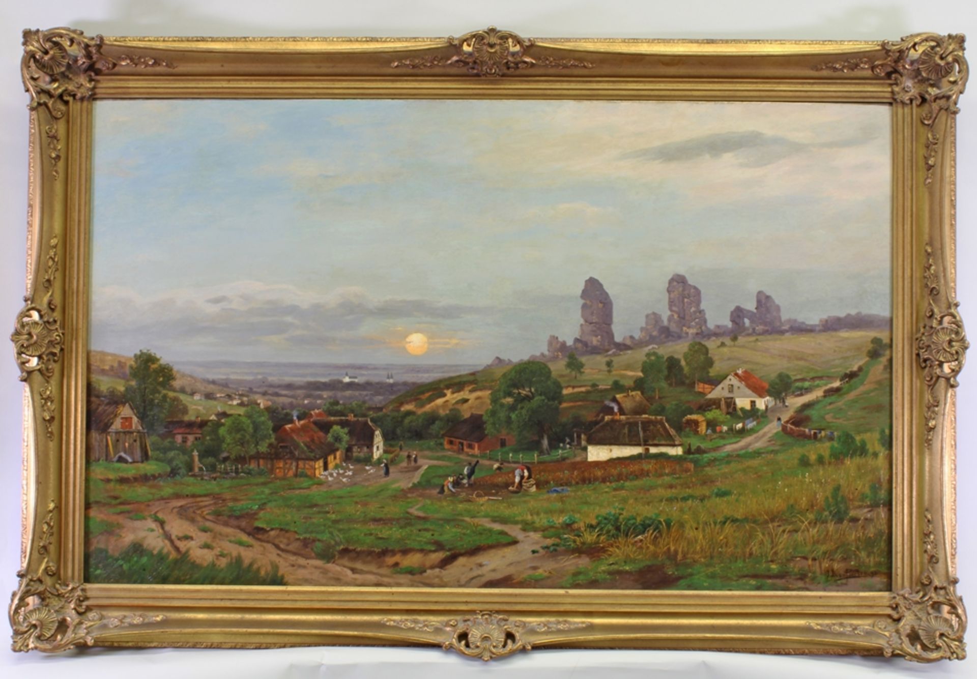 Poorten, Jacobus Johannes van (Deventer 1841 - 1914 Hamburg, Landschaftsmaler), - Bild 2 aus 6