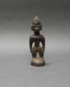 'ere ibedji'-Zwillingsfigur, männlich, Ijebu Ode, Yoruba, Nigeria, Afrika, authentisch, Holz, schwa