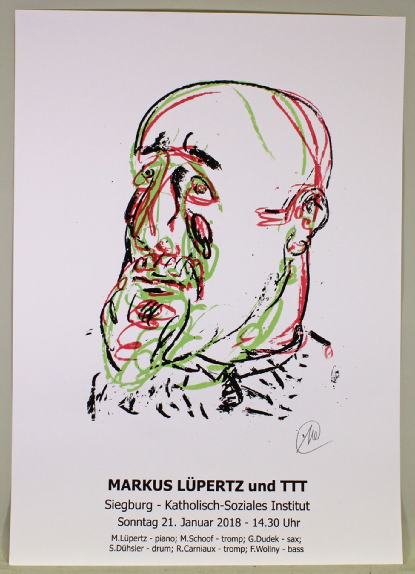 Lüpertz, Markus (geb. 1941 Liberec (Reichenberg)/Tschechien, Studium an der Werkkunstschule Krefeld - Image 2 of 3
