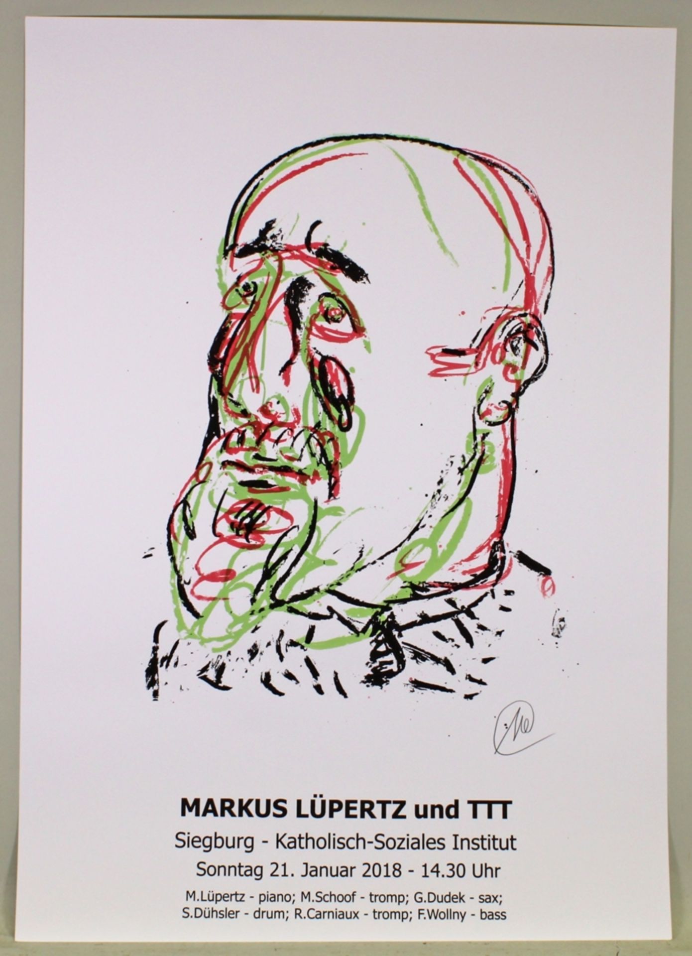 Lüpertz, Markus (geb. 1941 Liberec (Reichenberg)/Tschechien, Studium an der Werkkunstschule Krefeld - Bild 2 aus 3