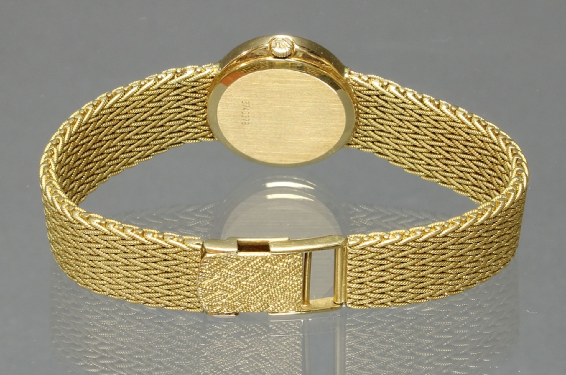 Damenarmbanduhr, Rolex, Modell Cellini, GG 750, Handaufzug, Referenz-Nr. 4081/8c, Gehäuse-Nr. 37403 - Image 2 of 2