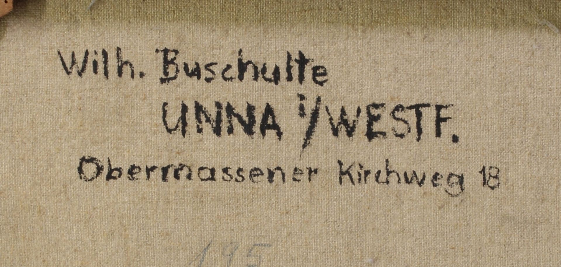 Buschulte, Wilhelm (1923 Unna - 2013 ebenda, Studium an der KA München, Meisterschüler von Hans Göt - Bild 4 aus 4