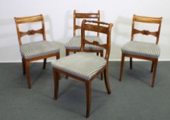 2 Stühle, 19. Jh., Kirschbaum,