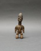 'ere ibedji'-Zwillingsfigur, weiblich, Ketu, Yoruba, Nigeria, Afrika, authentisch, Holz, schwärzlic