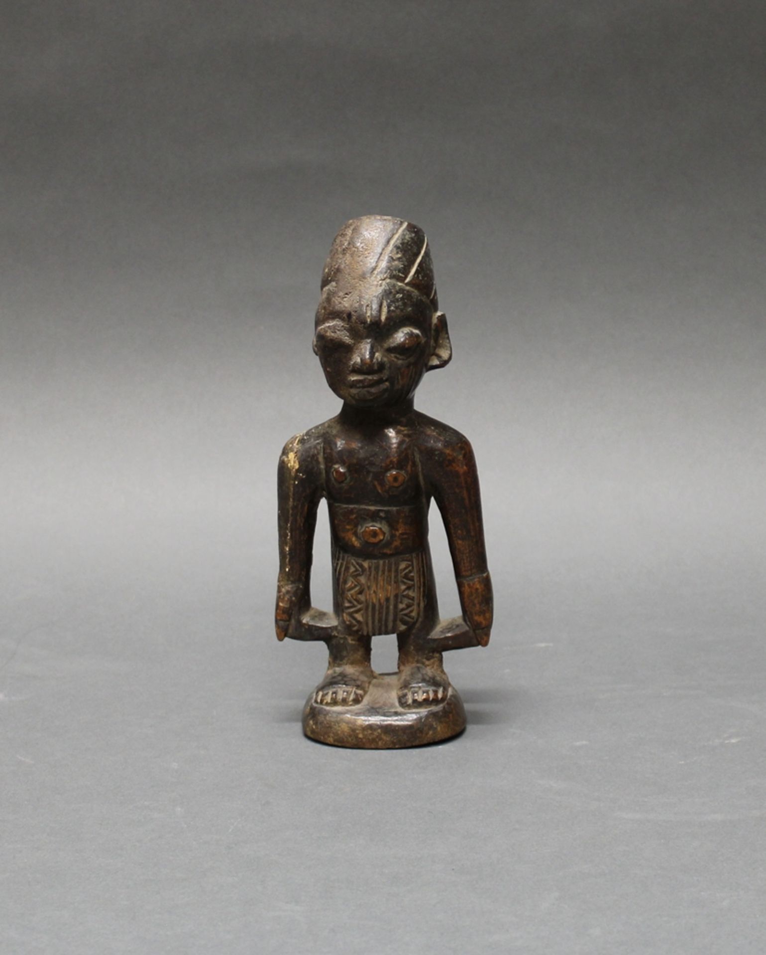 'ere ibedji'-Zwillingsfigur, männlich, Abeokuta, Egba, Yoruba, Nigeria, Afrika, authentisch, Holz,