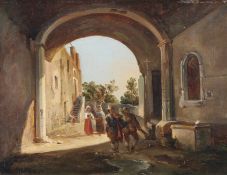 Carelli, Consalvo (1818 - 1900 Neapel, kommt aus einer Künstlerfamilie, lehnte den Akademismus ab u