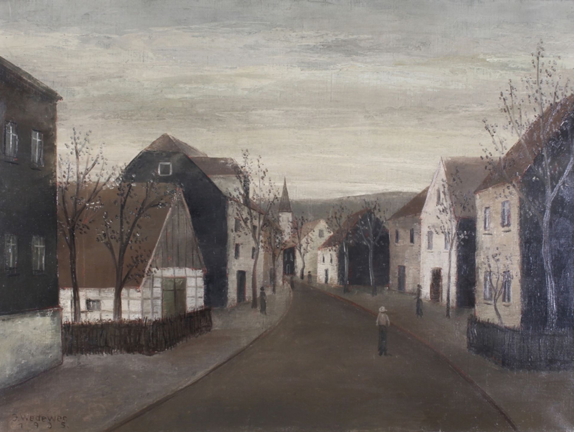 Wedewer, Josef (Lüdinghausen 1896 - 1979 Lüdinghausen, nach expressiver Phase Hinwendung zur Neuen