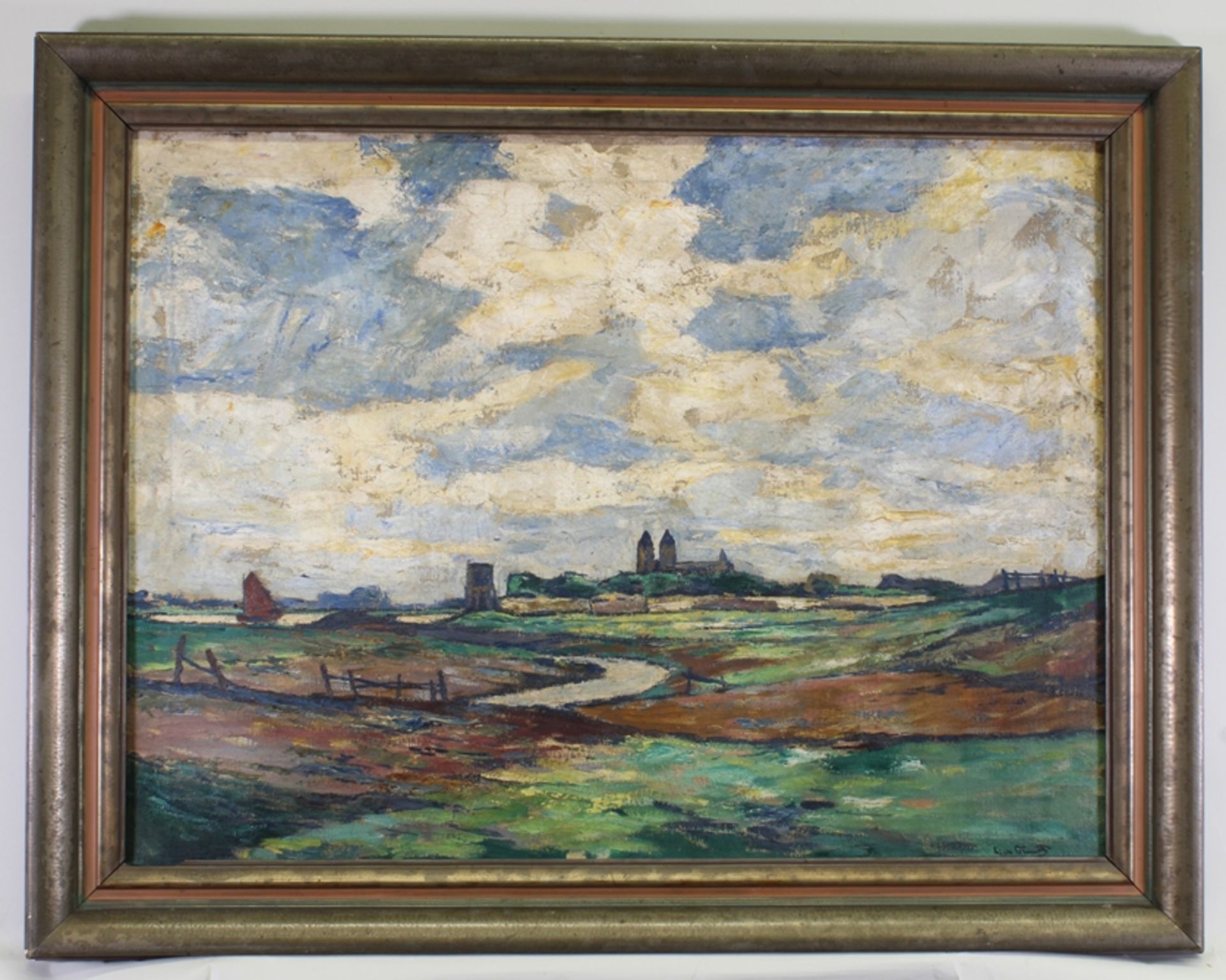 Schmetz, Wilhelm (Düsseldorf 1890 - 1938, Studium an der KA Düsseldorf, Landschafts- und Marinemale - Bild 2 aus 4