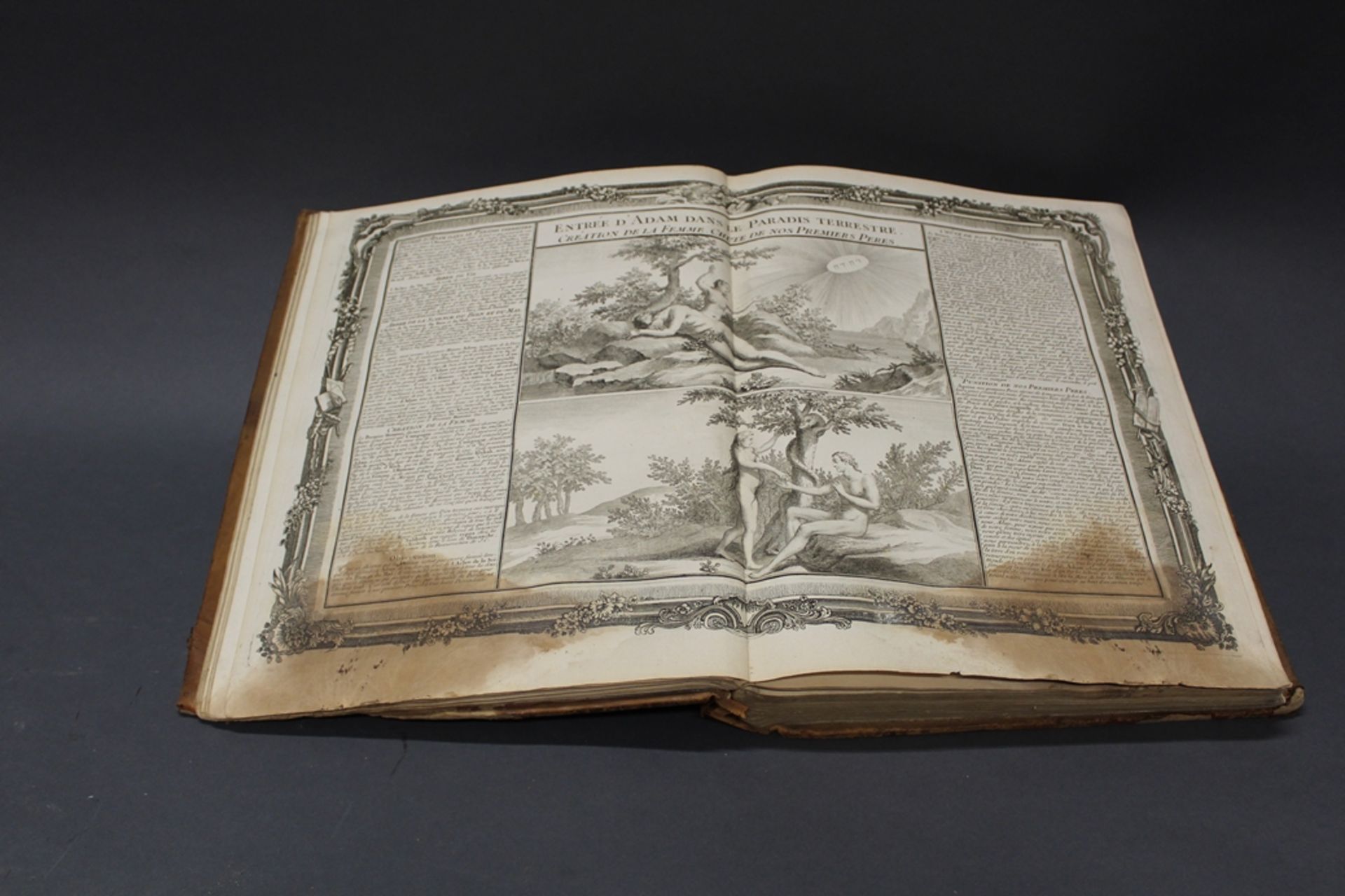Atlas Historique et Geographique, Buy de Mornas, Band II, Paris, 1762, zahlreiche kolorierte Kupfer - Image 2 of 2