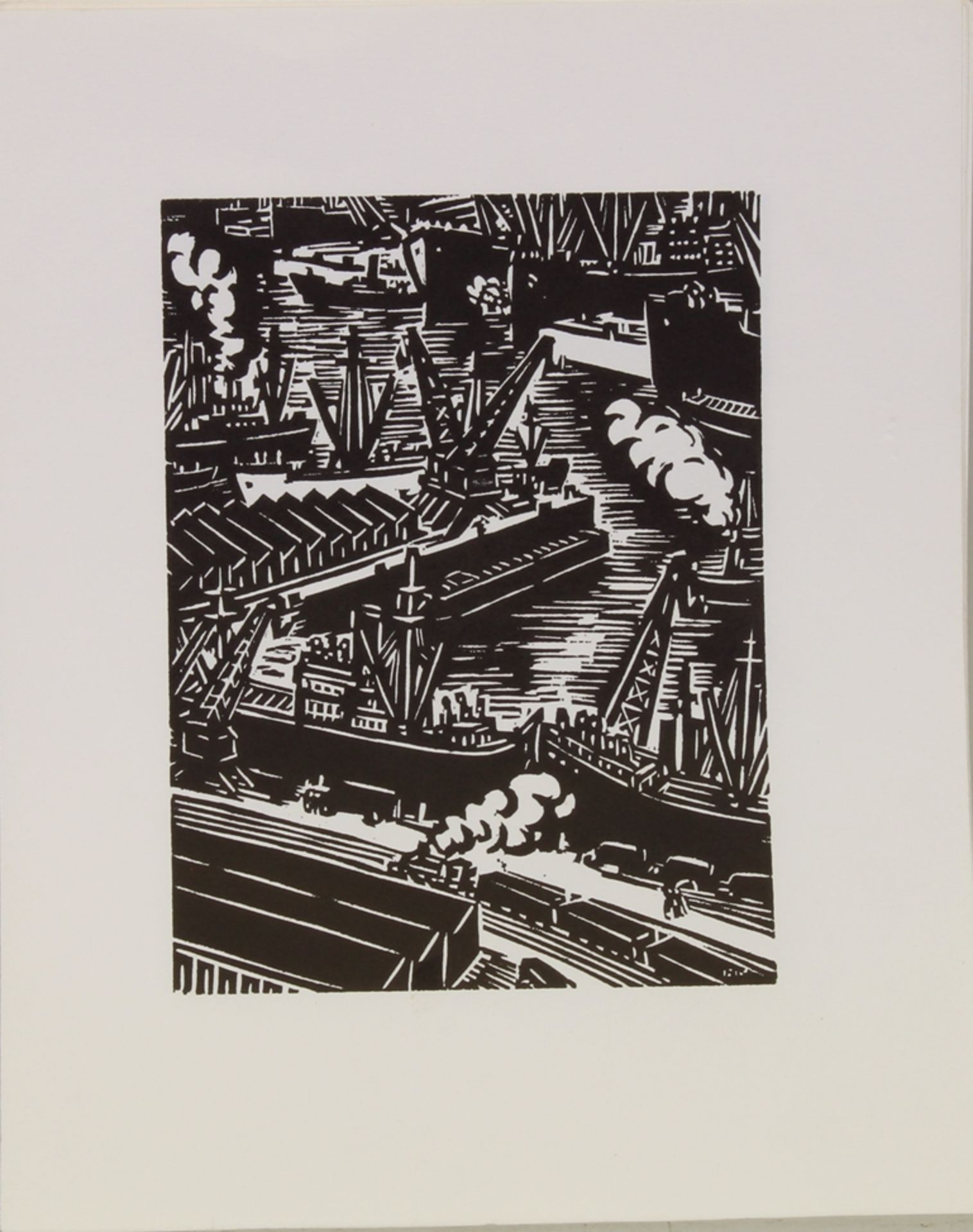 Masereel, Frans (Blankenberghe 1889 - 1972 Avignon, Studium an der KA Gent bei Jean Delvin, bereist - Bild 2 aus 13