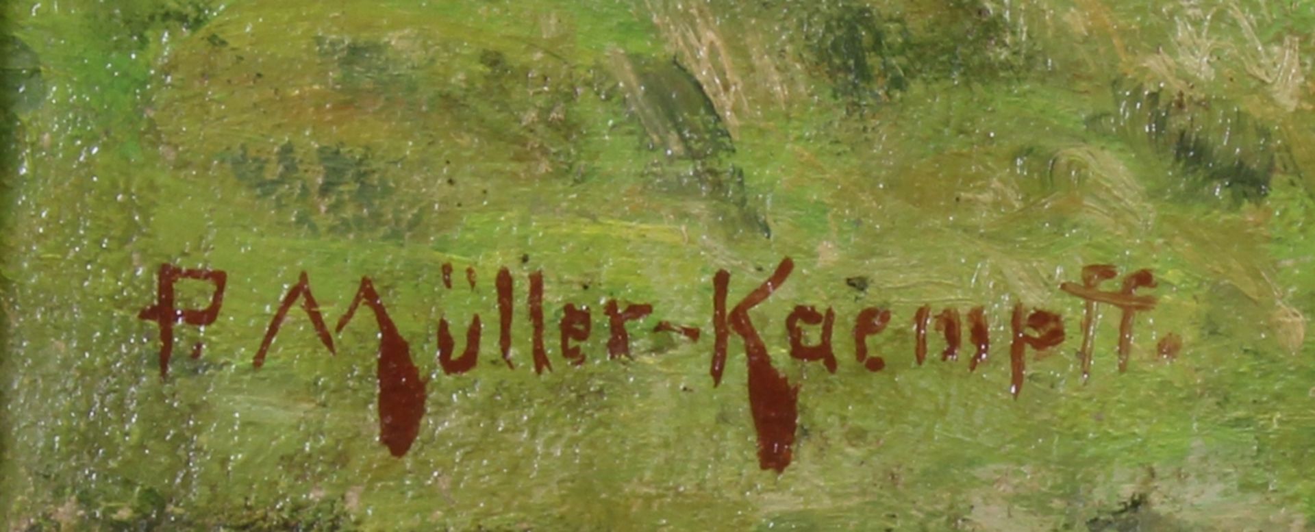 Müller-Kaempff, Paul (Oldenburg 1861 - 1941 Berlin, Schüler der KA Düsseldorf, Karlsruhe und Berlin - Image 3 of 4