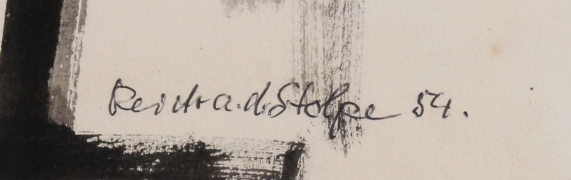 Reich an der Stolpe, Siegfried (Stolp, Pommern 1912 - 2001, Studium an der Kunstgewerbeschule bei M - Bild 3 aus 3