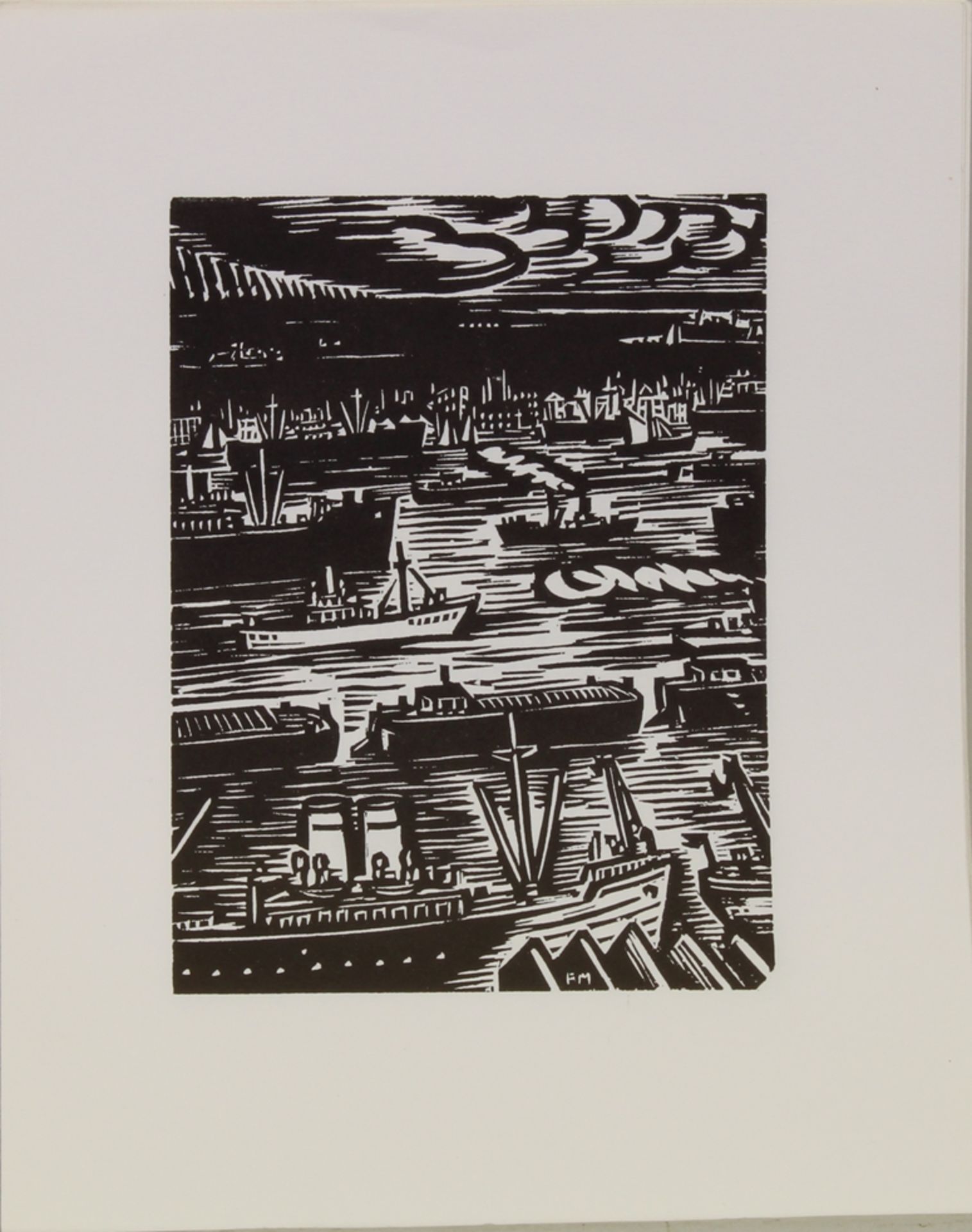 Masereel, Frans (Blankenberghe 1889 - 1972 Avignon, Studium an der KA Gent bei Jean Delvin, bereist - Bild 3 aus 13