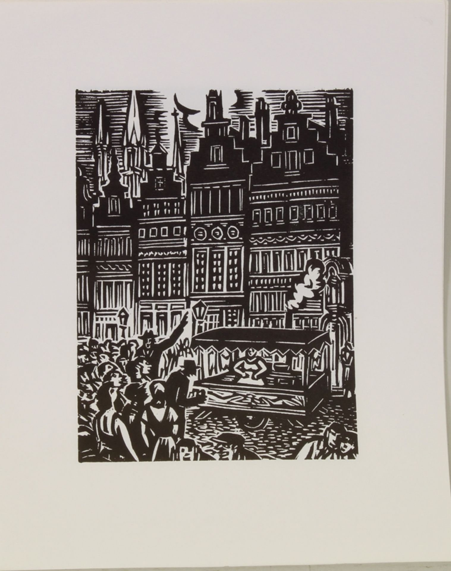 Masereel, Frans (Blankenberghe 1889 - 1972 Avignon, Studium an der KA Gent bei Jean Delvin, bereist - Bild 4 aus 13