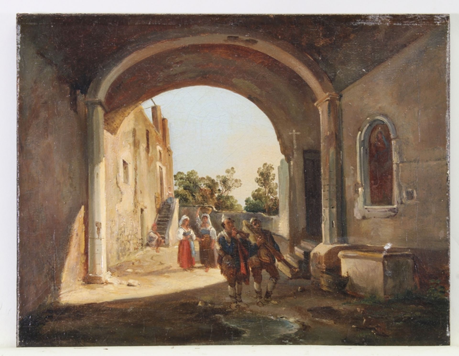 Carelli, Consalvo (1818 - 1900 Neapel, kommt aus einer Künstlerfamilie, lehnte den Akademismus ab u - Bild 3 aus 4