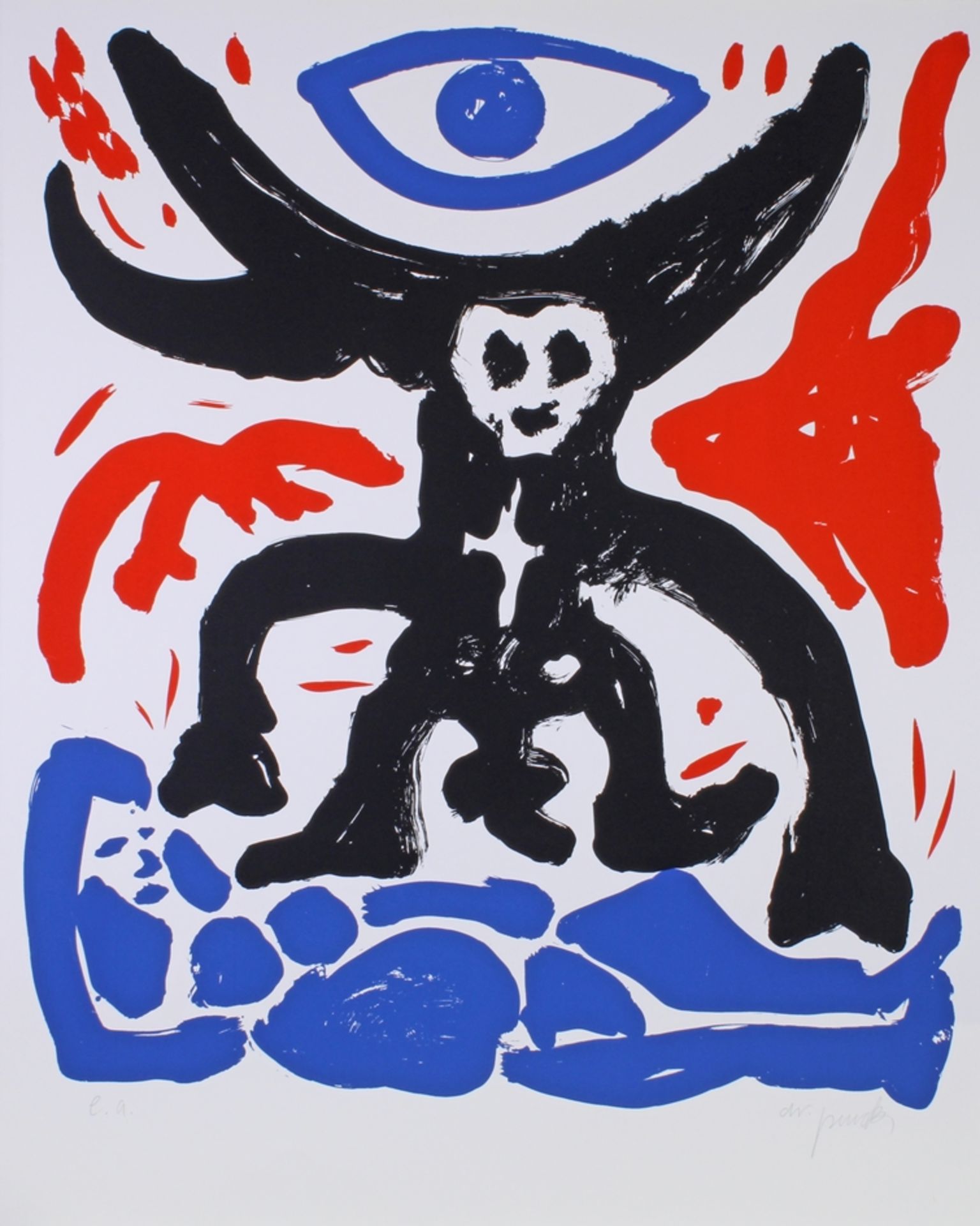Penck, A.R. (1939 Dresden - 2017 Zürich, bedeutender zeitgenössischer Künstler und Vater der Neuen 