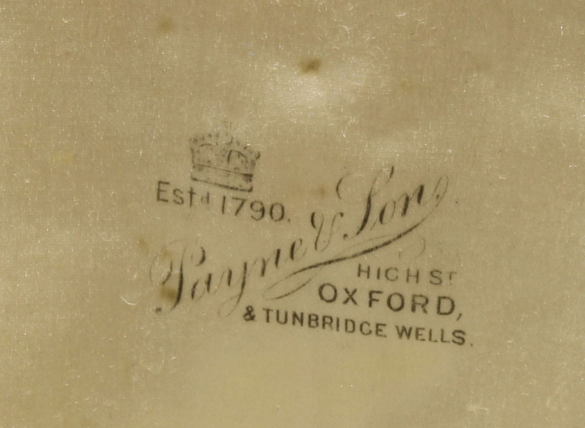 Belle Epoque-Anhänger, in Vasenform, England, um 1890, Silber/rot vergoldet, transluzentes grünes E - Bild 3 aus 3