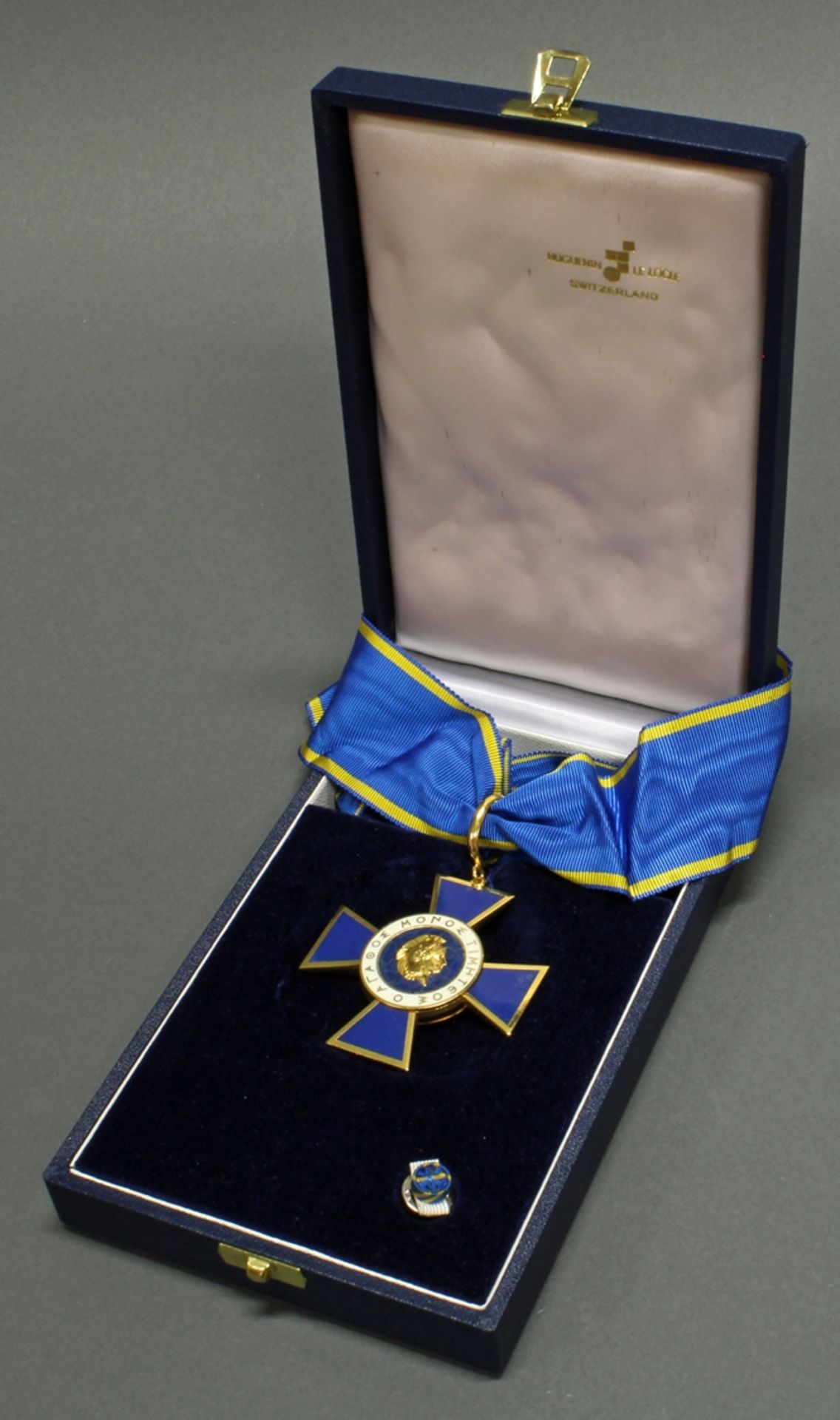 Orden, Griechenland, Großkreuz des Ordens der Ehre/Commander, mit zwei Halsbändern, Knopflochminiat