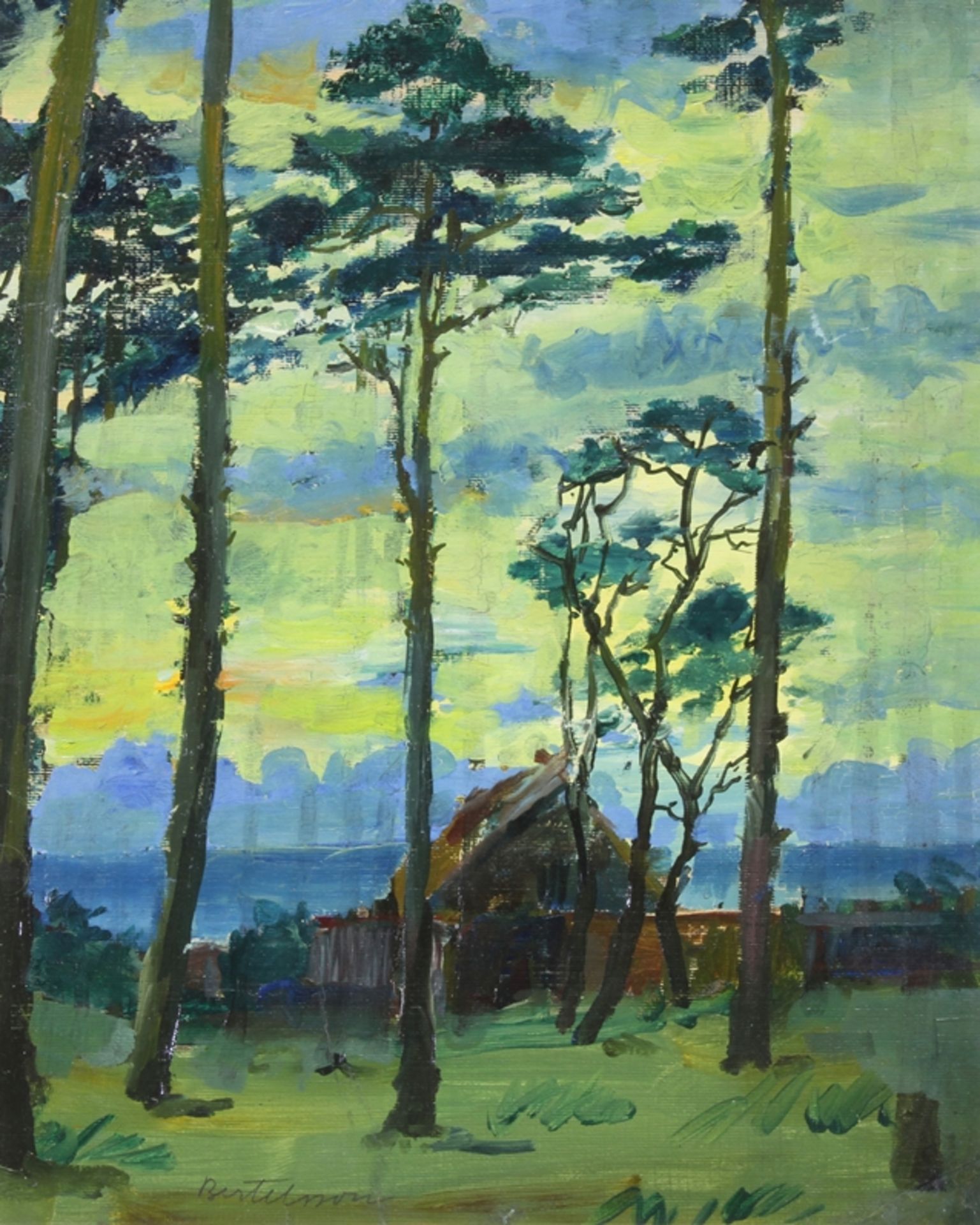 Bertelsson, Alexander (1890 Lixna (Lettland) - 1975 Berlin, deutsch-baltischer Expressionist, Studi