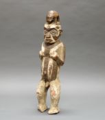 Figur, männlich, IBO, Nigeria, Afrika, authentisch, Holz, 55 cm hoch.